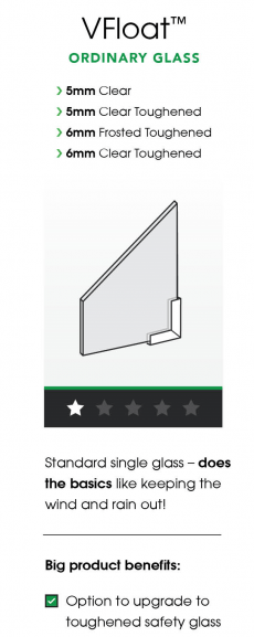 Float Glass Single Glazing