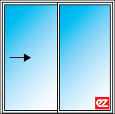 Aluminium Sliding Doors 2 Panel