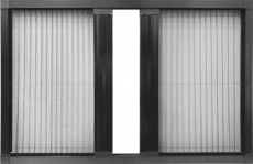 Double Pleated Screen